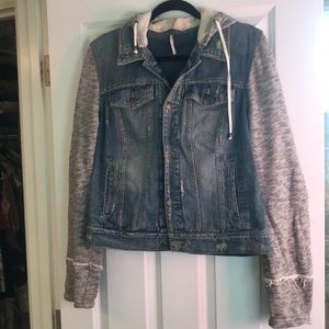 Free People jacket - Denim and knit